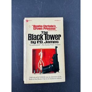 The Black Tower P.D. James Vintage 1976 Paperback Adam Dalgliesh Mystery Novel